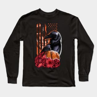 Halloween 2022 - Common Raven Long Sleeve T-Shirt